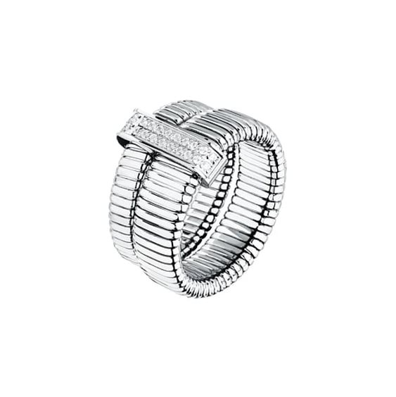 Ringe Morellato Dame Onda in Stahl Cristallo SAZP10018 - SAZP10018